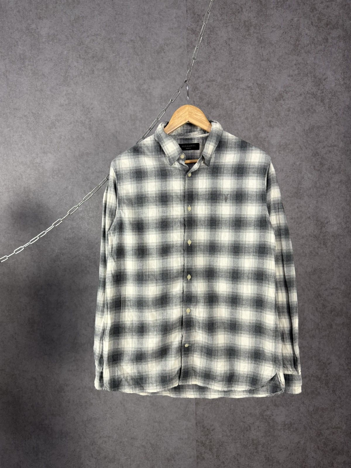 Allsaints Allsaints designer logo shirt Size US M / EU 48-50 / 2 - 1 Thumbnail