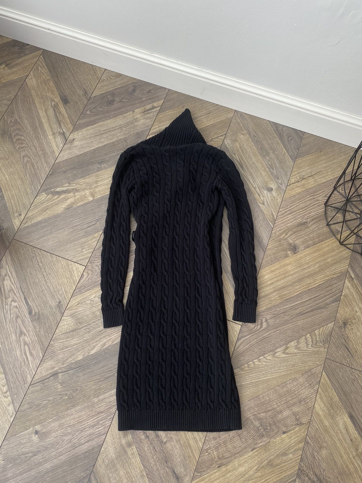 Polo Ralph Lauren × Vintage Vintage Ralph Lauren Black Label Cable Knit Dress Size XXS / US 00 / IT 34 - 15 Thumbnail
