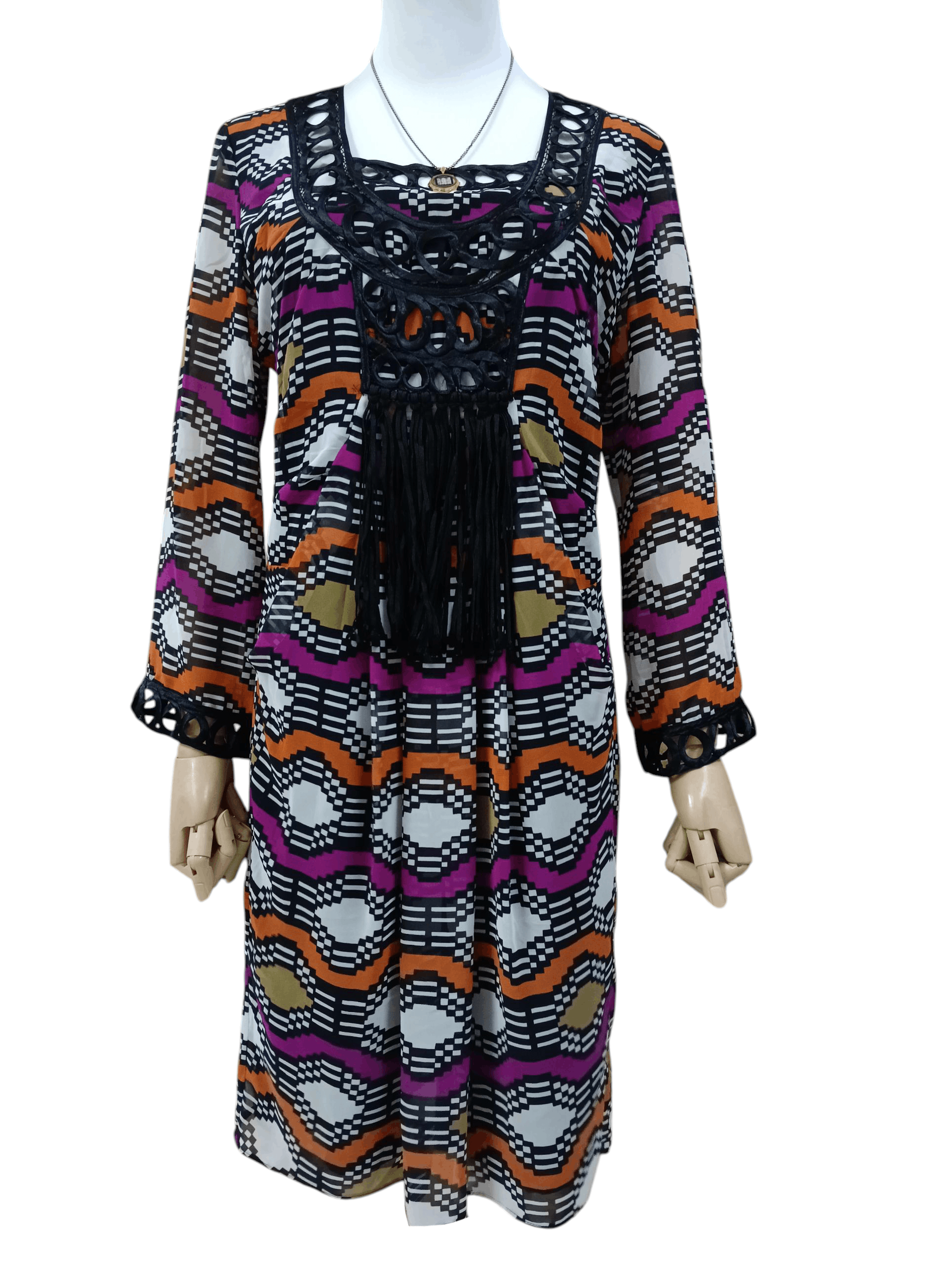 Vivienne Tam VIVIENNE TAM MID DRESS(SIZE 1) Size S / US 4 / IT 40 - 1 Thumbnail