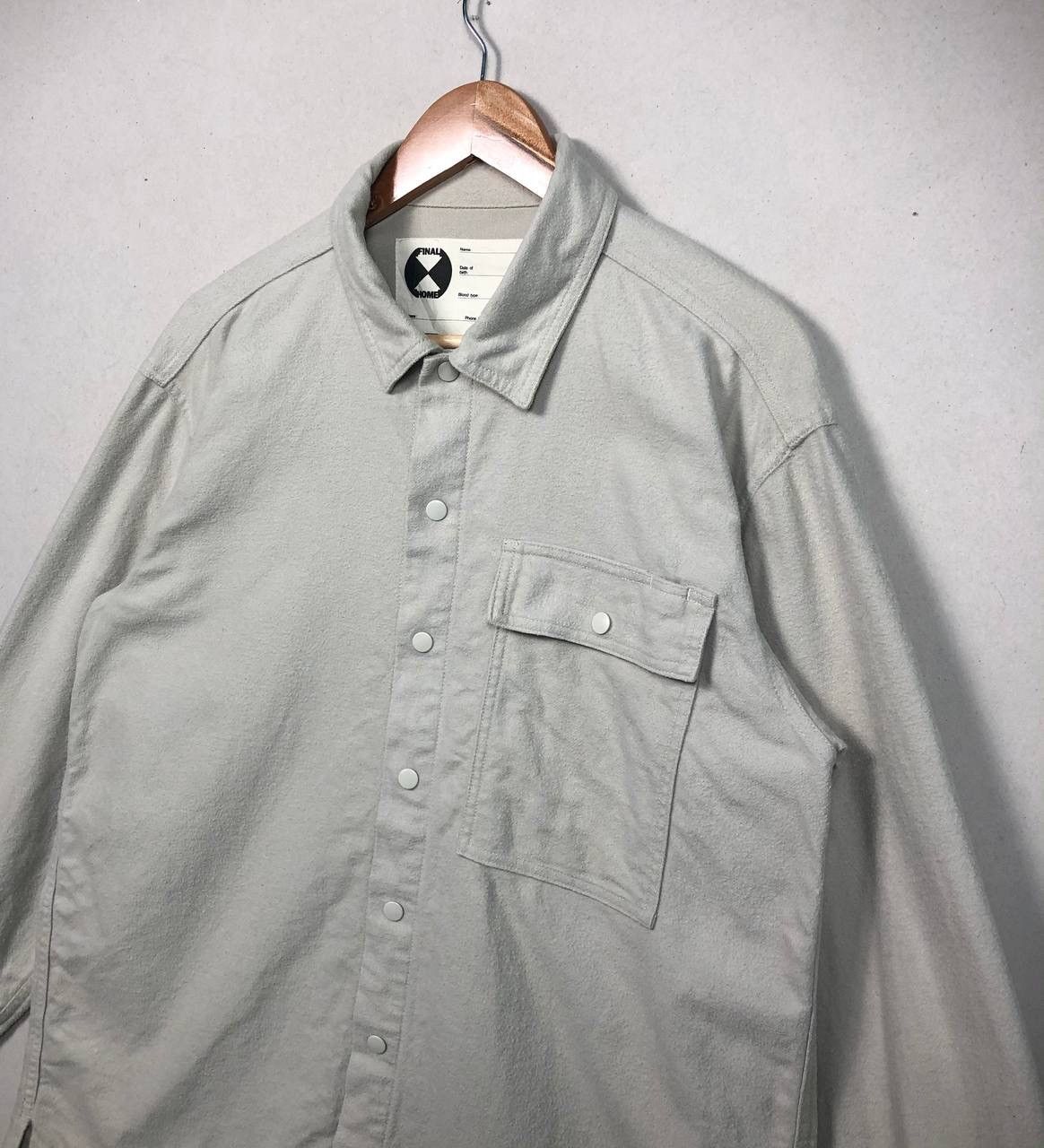 Final Home Vintage 90s Final Home Issey Miyake Snap Buttons Shirt Size US M / EU 48-50 / 2 - 3 Thumbnail