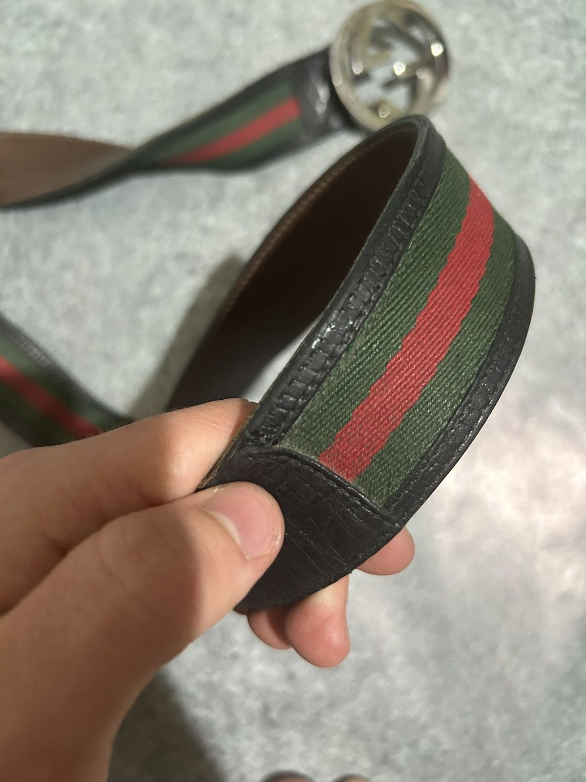 Gucci × Vintage VINTAGE BELT GUCCI Size ONE SIZE - 10 Thumbnail