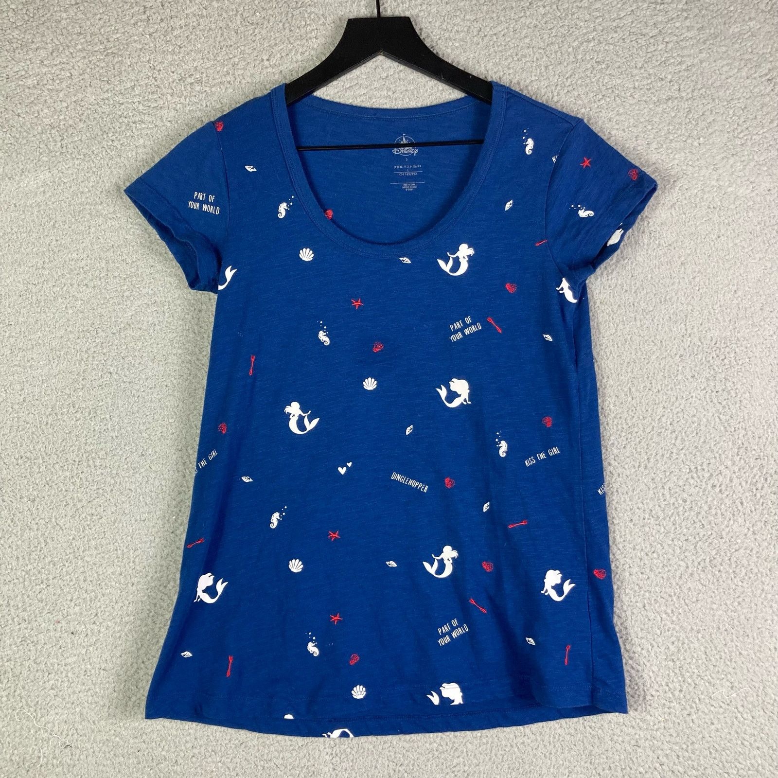 Disney Little Mermaid Disney Shirt Womens Size Small Blue Ariel Size S / US 4 / IT 40 - 3 Thumbnail
