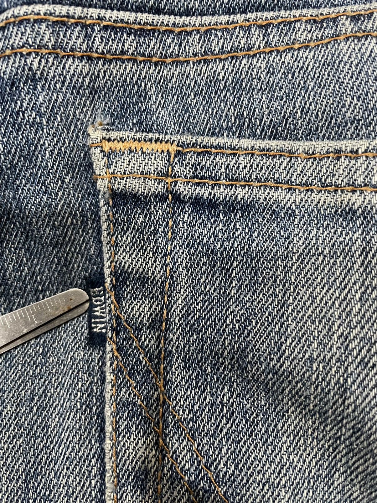 Edwin Vintage Edwin International Basic Distressed Mudwash Jeans Size US 34 / EU 50 - 18 Thumbnail