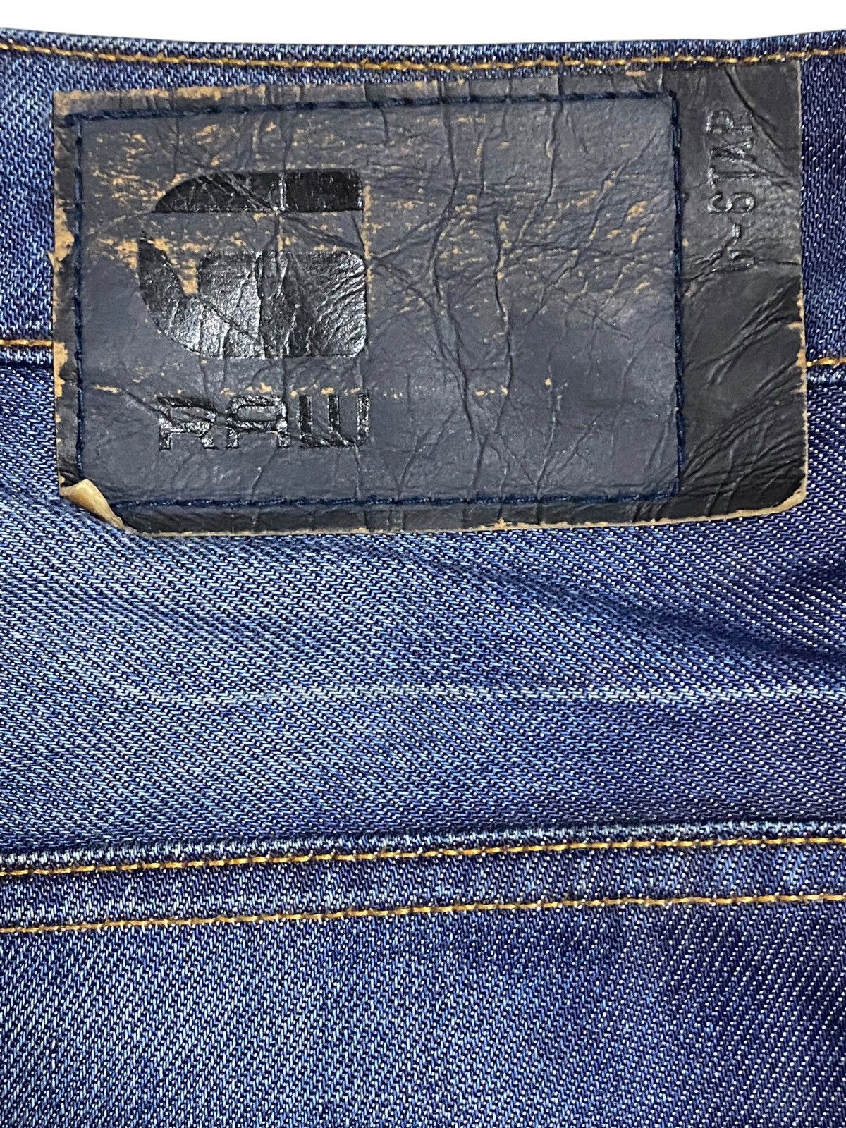 G-Star Vintage Japanese Brands Raw Twist Leg Distressed Slim Jeans Size US 33 - 11 Thumbnail