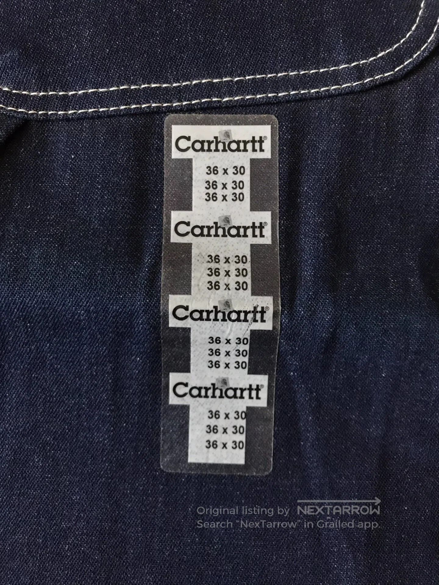 Carhartt Carhartt B03 Original Denim Jeans W36L30. Size US 36 / EU 52 - 7 Thumbnail