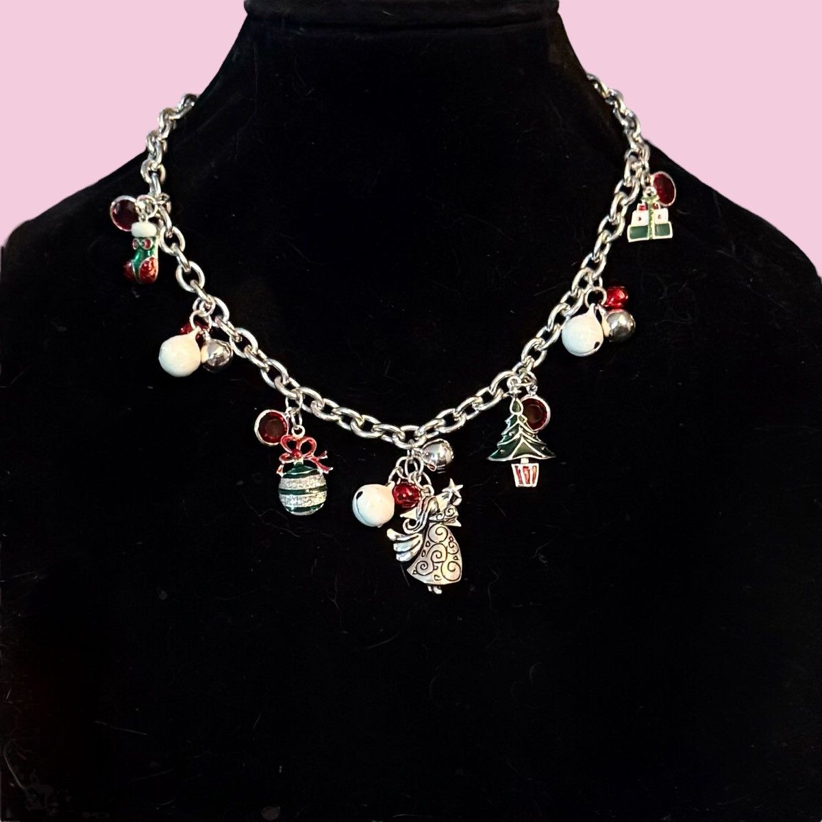Other Silver tone Christmas charm necklace Size ONE SIZE - 1 Thumbnail