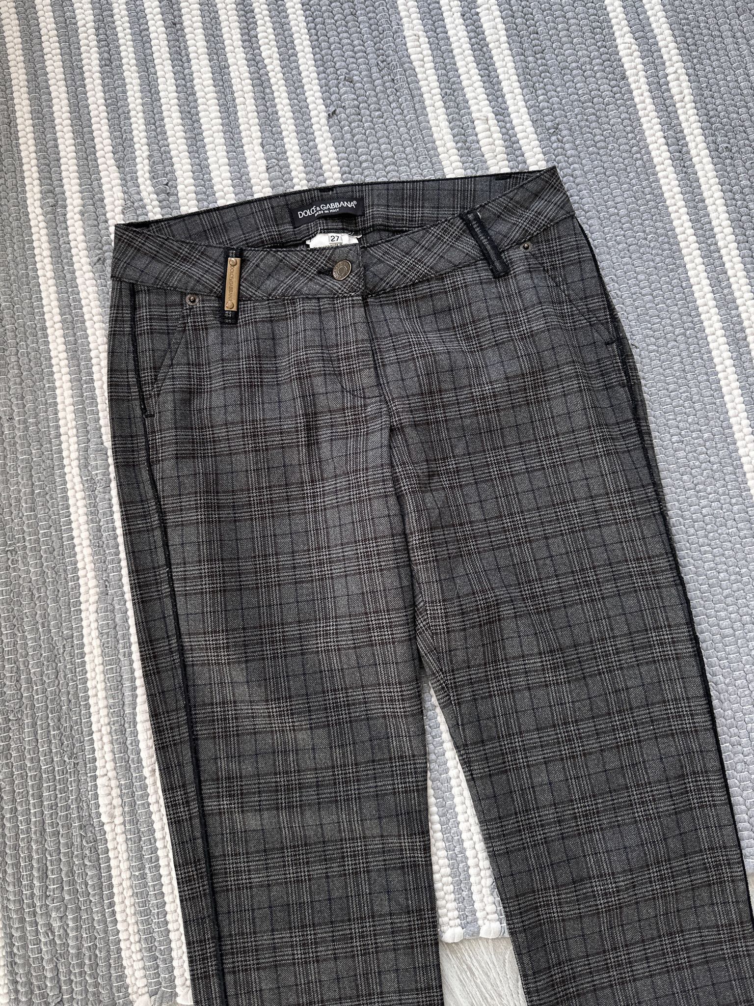 Dolce & Gabbana Dolce & Gabbana D&G Wool Pants Trousers Size 27" / US 4 / IT 40 - 3 Thumbnail