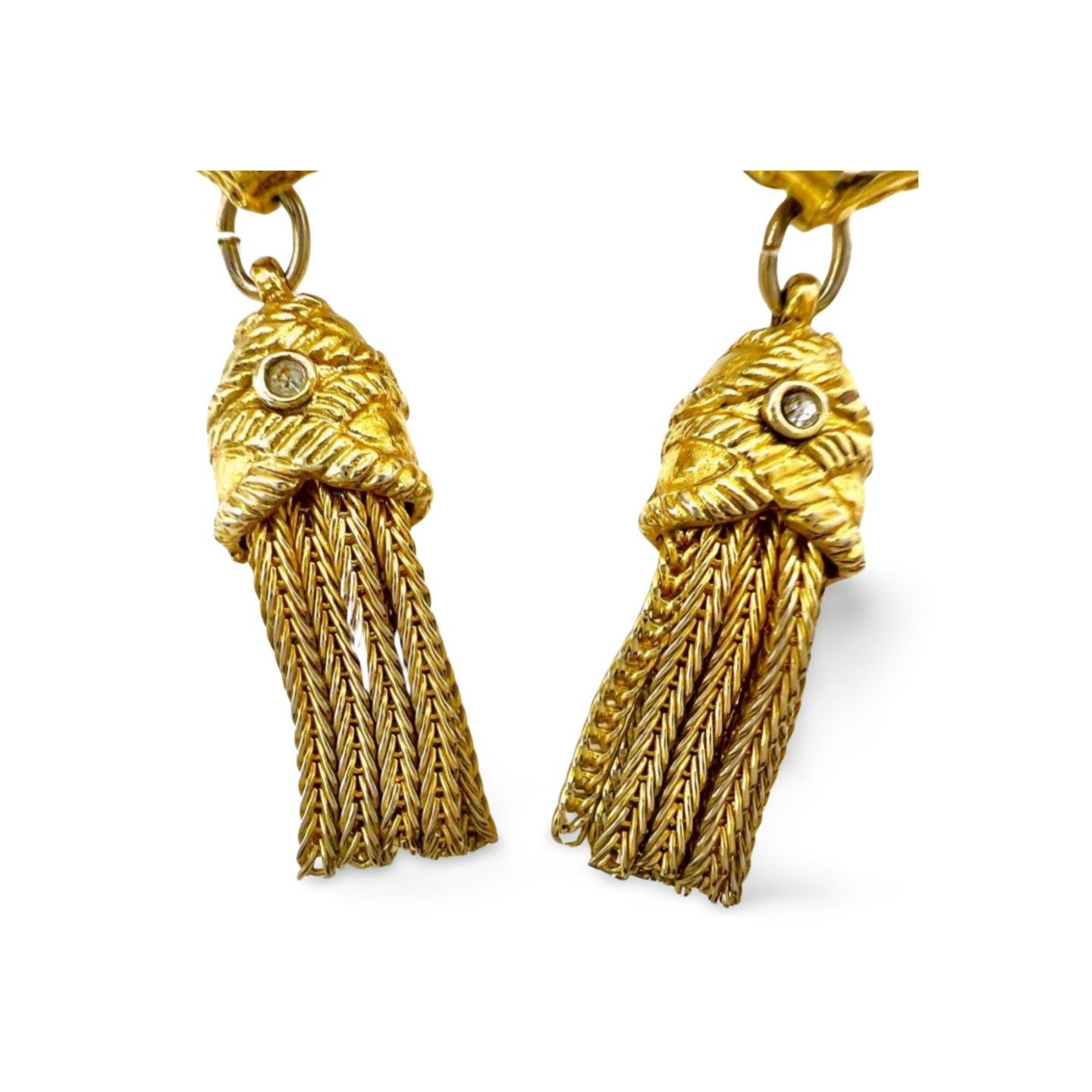 Sonia Rykiel Vintage Sonia Rykiel golden dangle earrings with emblem top Size ONE SIZE - 7 Thumbnail