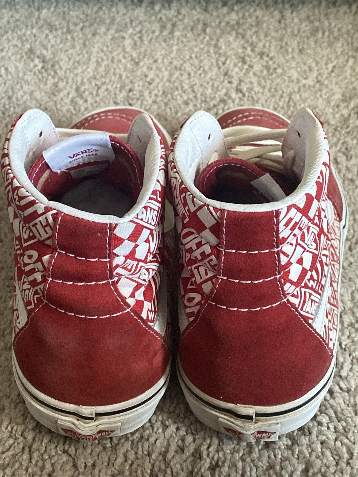 Vans Vans off the wall sk8 hi top sneakers size 10 Size US 10 / EU 43 - 17 Thumbnail