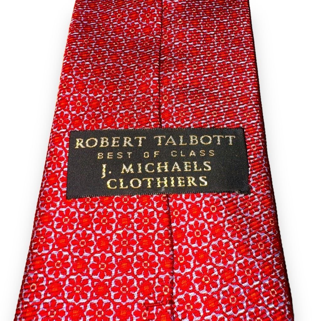 Robert Talbott Current Robert Talbott Estate Red Flower Silk Tie Size ONE SIZE - 3 Thumbnail