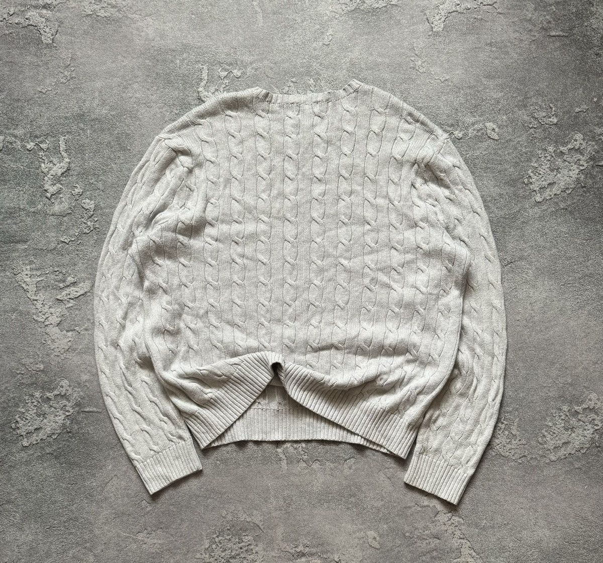 Polo Ralph Lauren Polo Ralph Lauren XL cable knit sweater jumper pullover Size US XXL / EU 58 / 5 - 12 Thumbnail