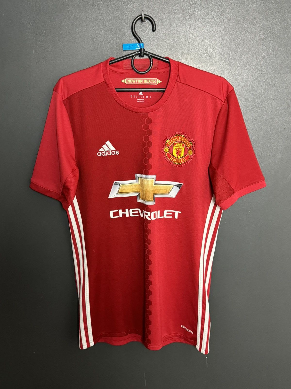 Adidas Manchester United 16/17 Home Football Jersey T-Shirt Size US S / EU 44-46 / 1 - 1 Thumbnail