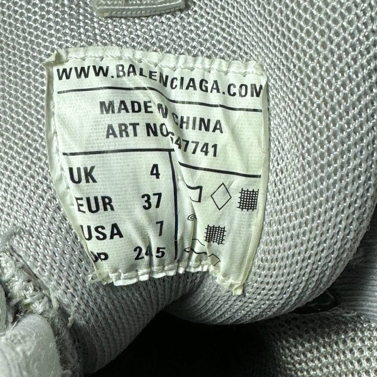 Balenciaga Balenciaga track 1 clear sole gray Size US 4.5 / IT 34.5 - 6 Thumbnail