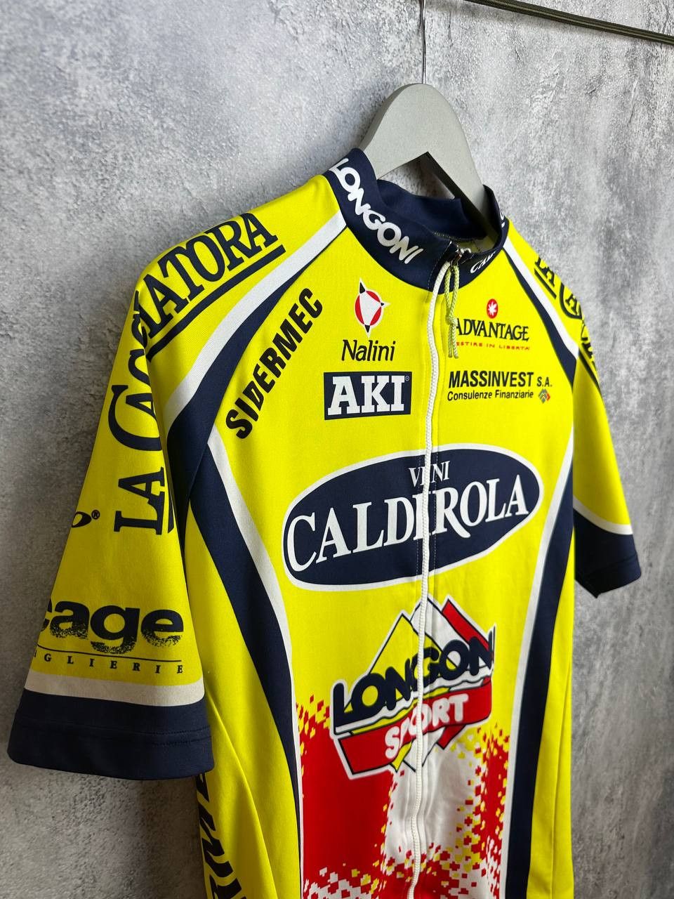Vintage Vintage Nalini Vini Caldirola Longoni Sport Cycling Jersey Size US L / EU 52-54 / 3 - 3 Thumbnail