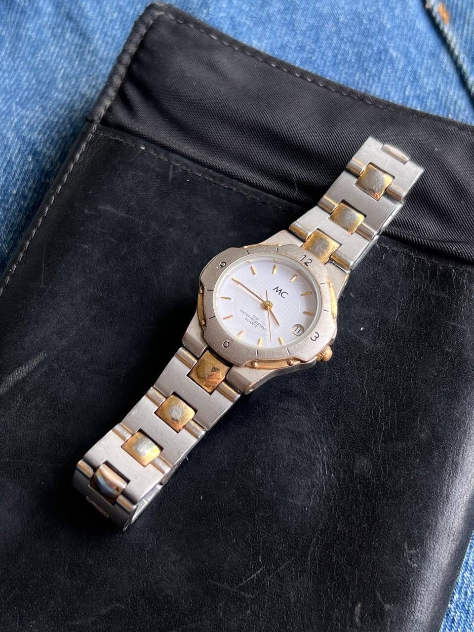 Japanese Brand × Vintage Vintage Japanese style futuristic Form Calendar Watch Size ONE SIZE - 1 Thumbnail