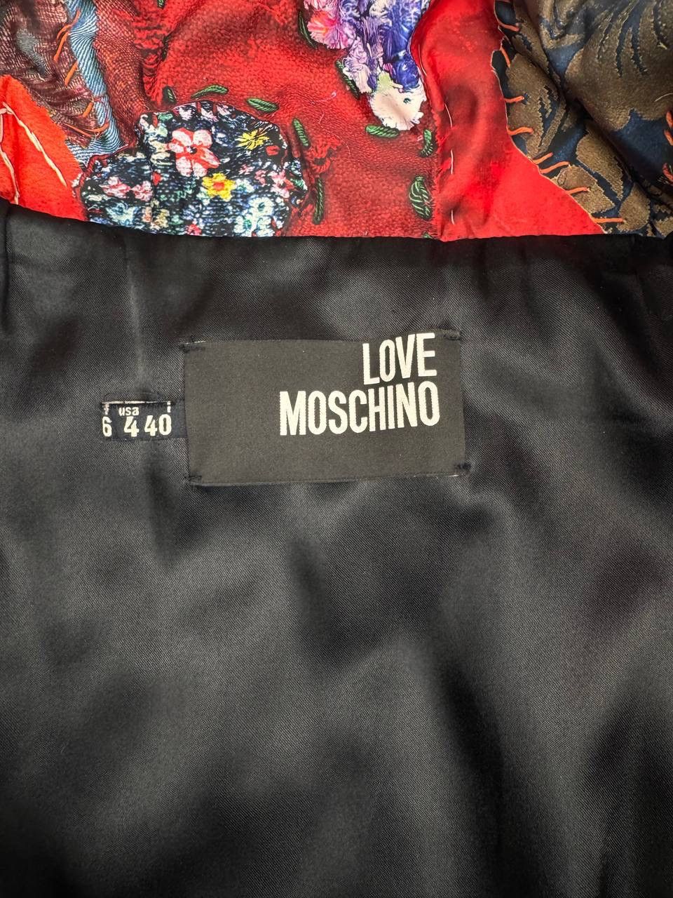 Love Moschino Love Moschino Patchwork Puffer Jacket Multicolor Women's Size M / US 6-8 / IT 42-44 - 5 Thumbnail