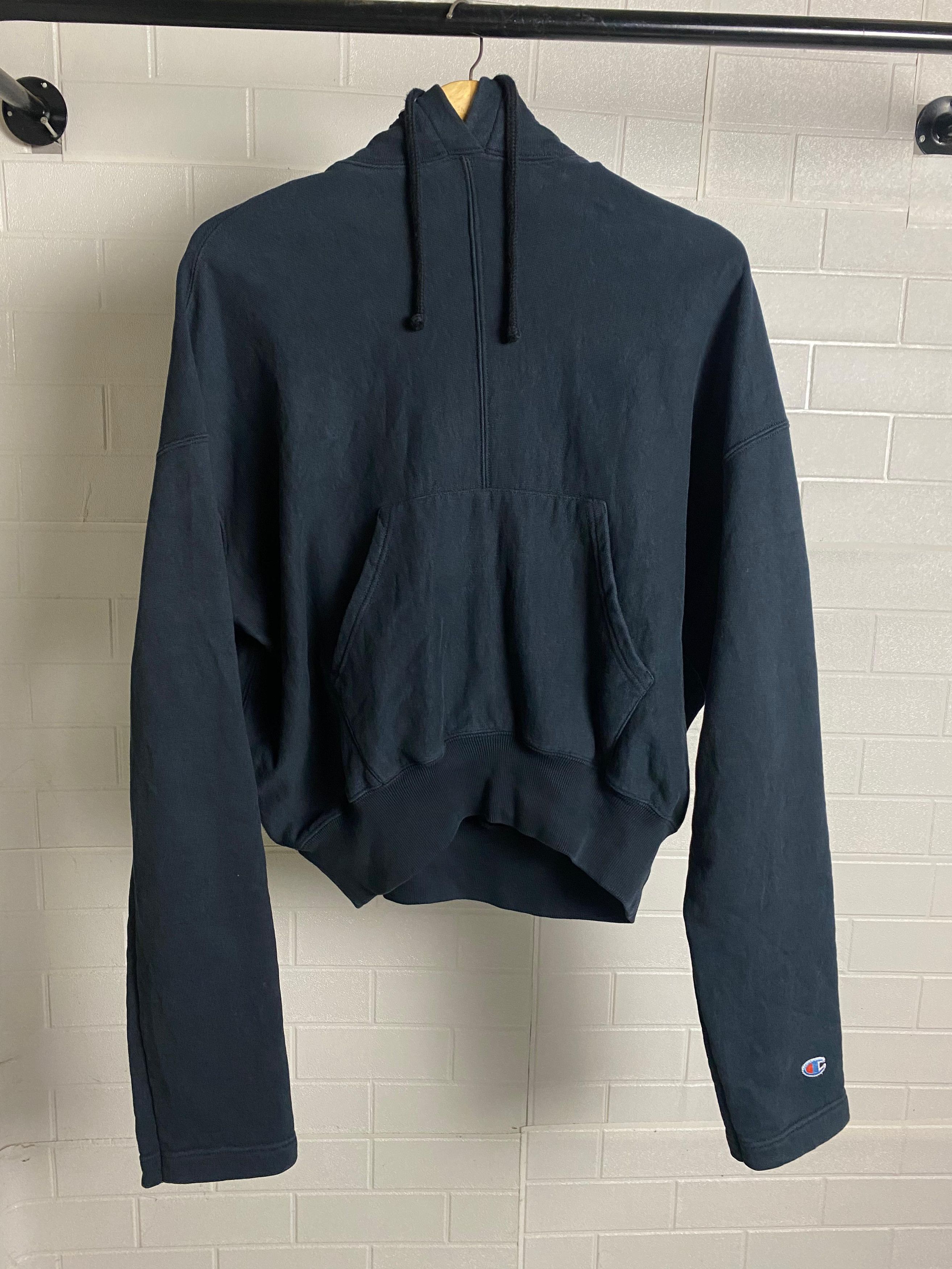 image of Champion x Vetements Ss17 Vetements In Progres Hoodie in Black, Men's (Size Small)