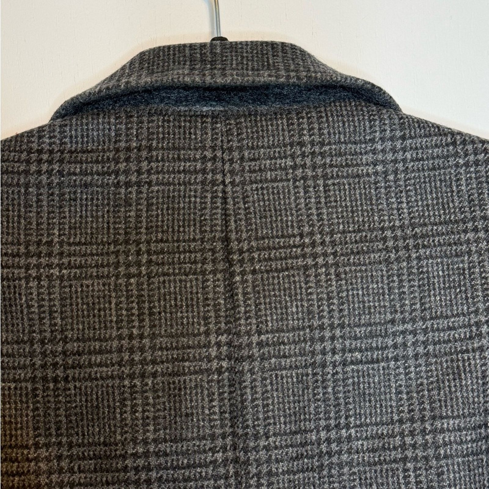 Allsaints ALLSAINTS Dark l Plaid Spyro Coat Charcoal Gray- Thirty Four Size US XS / EU 42 / 0 - 12 Thumbnail
