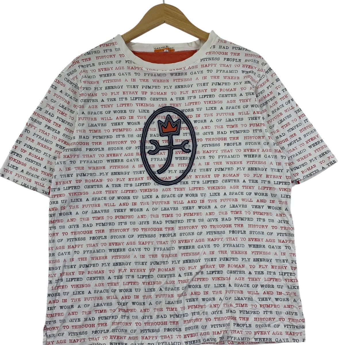 Jean Charles De Castelbajac Vintage JEAN CHARLES CASTELBAJAC Monogram Tee Shirt Top Size M / US 6-8 / IT 42-44 - 3 Thumbnail