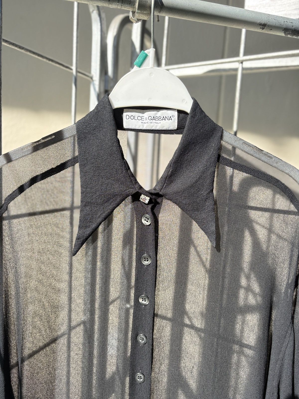 Dolce & Gabbana Dolce & Gabbana chiffon black shirt Size M / US 6-8 / IT 42-44 - 4 Thumbnail