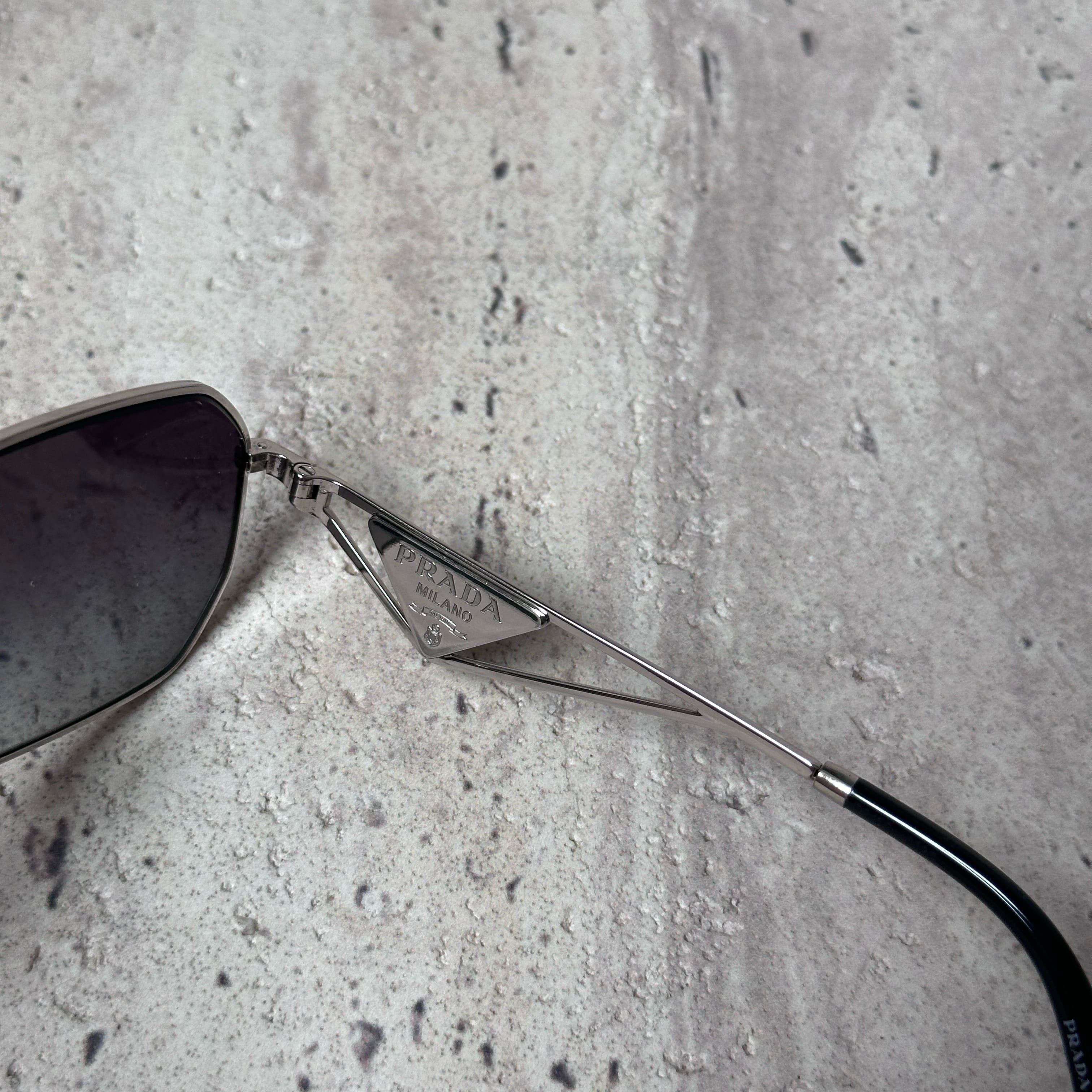 Prada PRADA 0PR A51S 1BC90A SUNGLASSES Size ONE SIZE - 4 Thumbnail