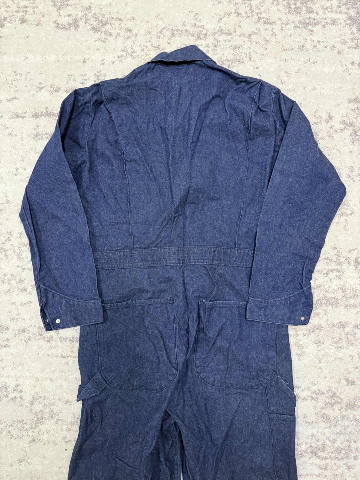 Vintage Unbranded Carpenter Denim Overall Size US 36 / EU 52 - 11 Thumbnail