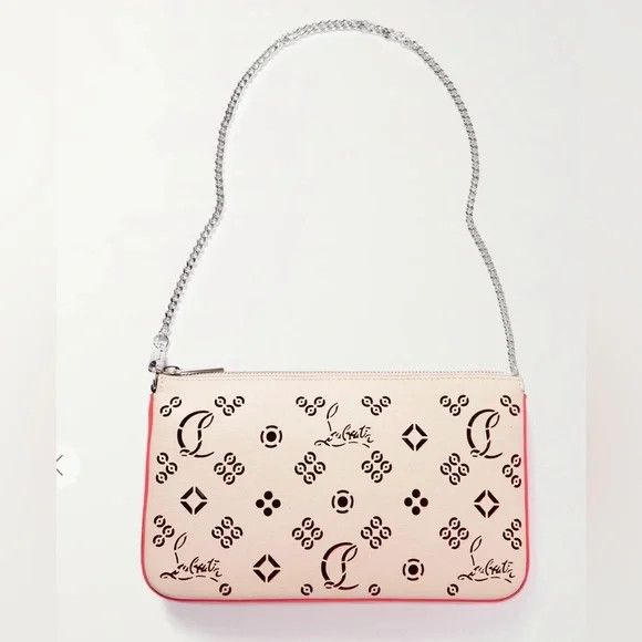 Christian Louboutin o1s1wg111124 Size: OS/ Loubila Pouch in White Size ONE SIZE - 1 Thumbnail