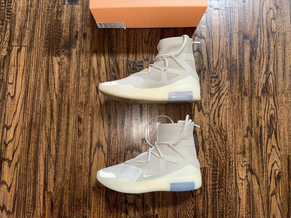 Fear of God × Nike Nike Air Fear Of God 1 Oatmeal AR4237-900 Sneaker SIZE 11 Size US 11 / EU 44 - 3 Thumbnail