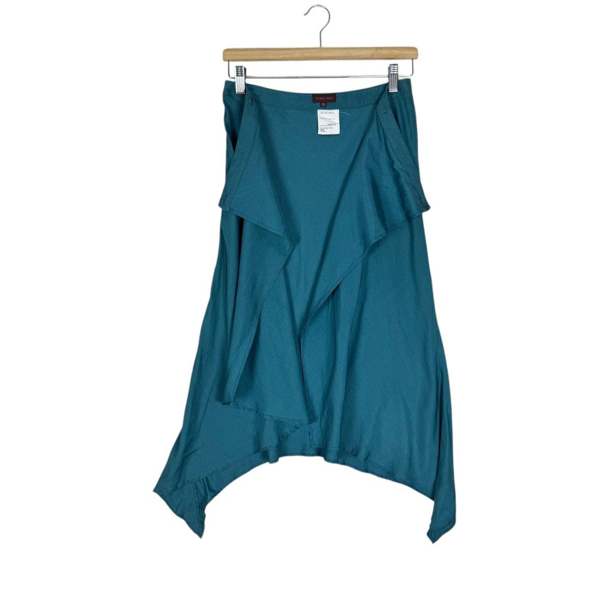 Romeo Gigli ☀️ROMEO GIGLI SILK ASYMMETRIC MAXI SKIRTS Size 29" - 1 Thumbnail