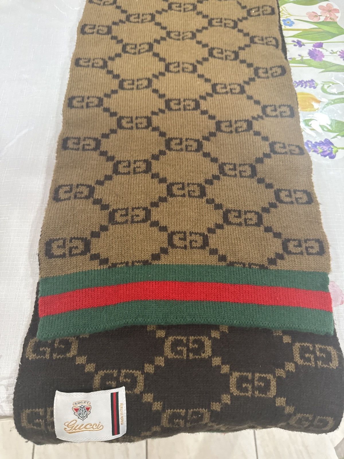 Gucci Gucci vintage scarf Size 46 - 1 Thumbnail