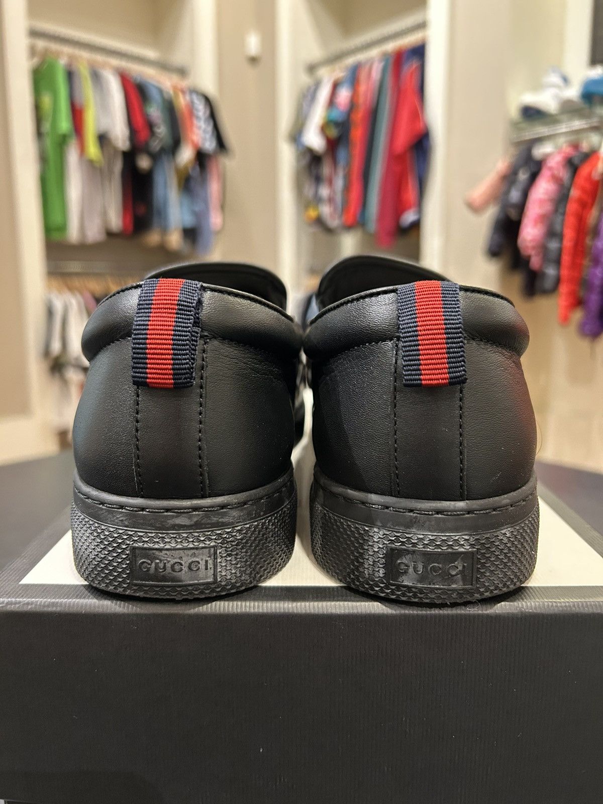 Gucci Gucci Monogram Slip On Sneakers Size US 10 / EU 43 - 3 Thumbnail