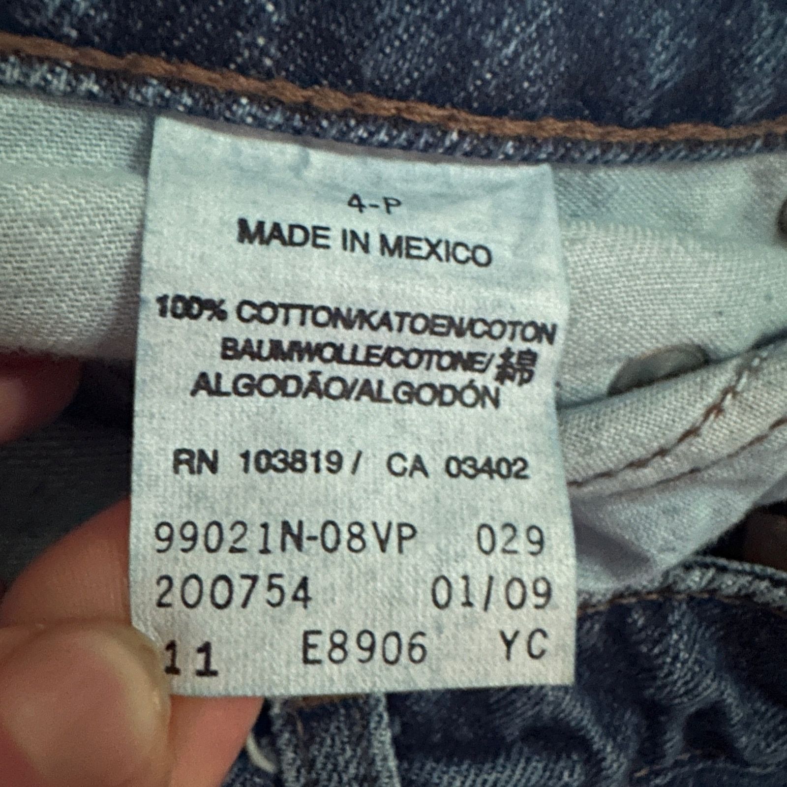 Harley Davidson Vintage Harley-Davidson Mid Rise Denim Riding Jeans Size 27" / US 4 / IT 40 - 12 Thumbnail