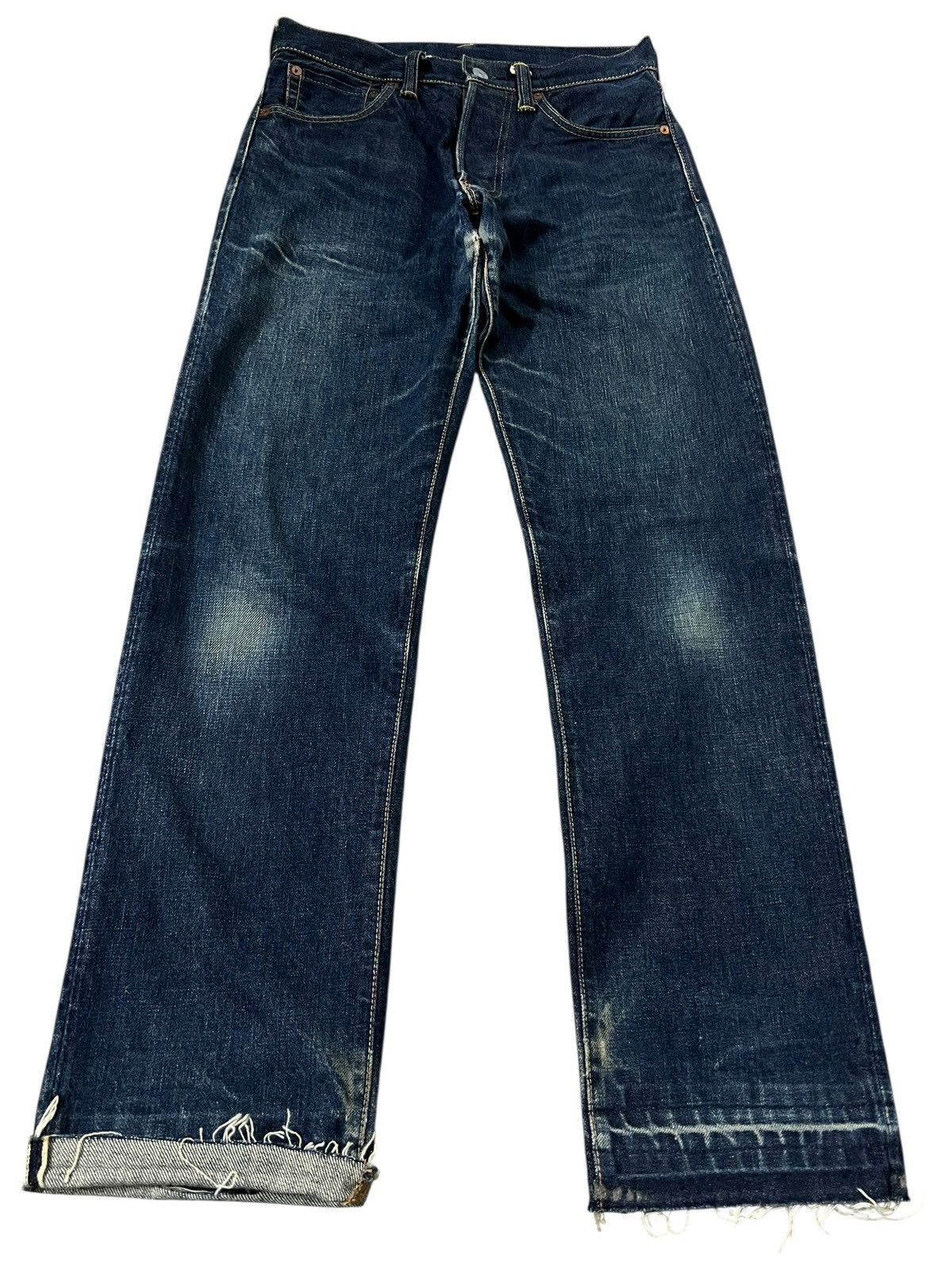 Evisu Vintage Evisu Seagull Lot 2000 No 2 Distress Selvedge Jean Size US 28 / EU 44 - 1 Thumbnail