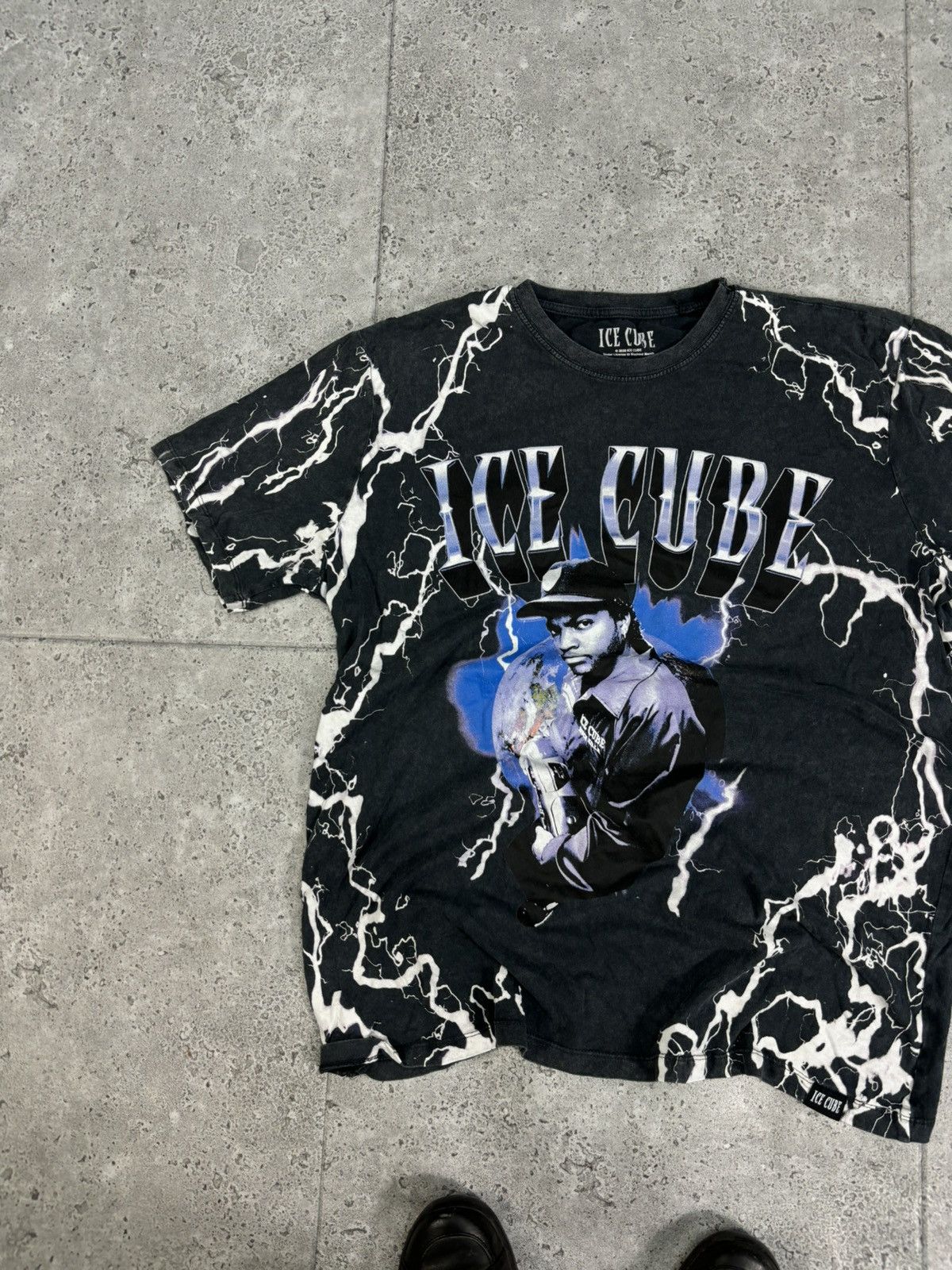 Japanese Brand × Rap Tees Crazy Y2K Boxy Ice Cube Rap Tee Hip Hop T-Shirt Graphic Size US L / EU 52-54 / 3 - 1 Thumbnail