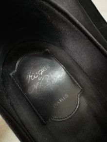 Roger Vivier Roger Vivier RV black square-toe rhinestone high heels Size US 5.5 / IT 35.5 - 4 Thumbnail