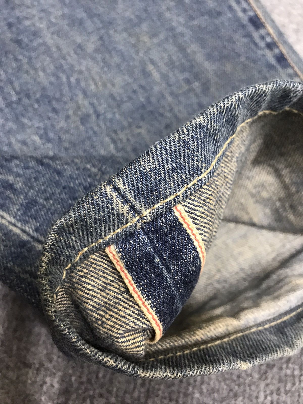 Edwin 💥WIDE💥VTG EDWIN 505X MUDWASH SELVEDGE DENIM F411 Size US 32 / EU 48 - 20 Thumbnail