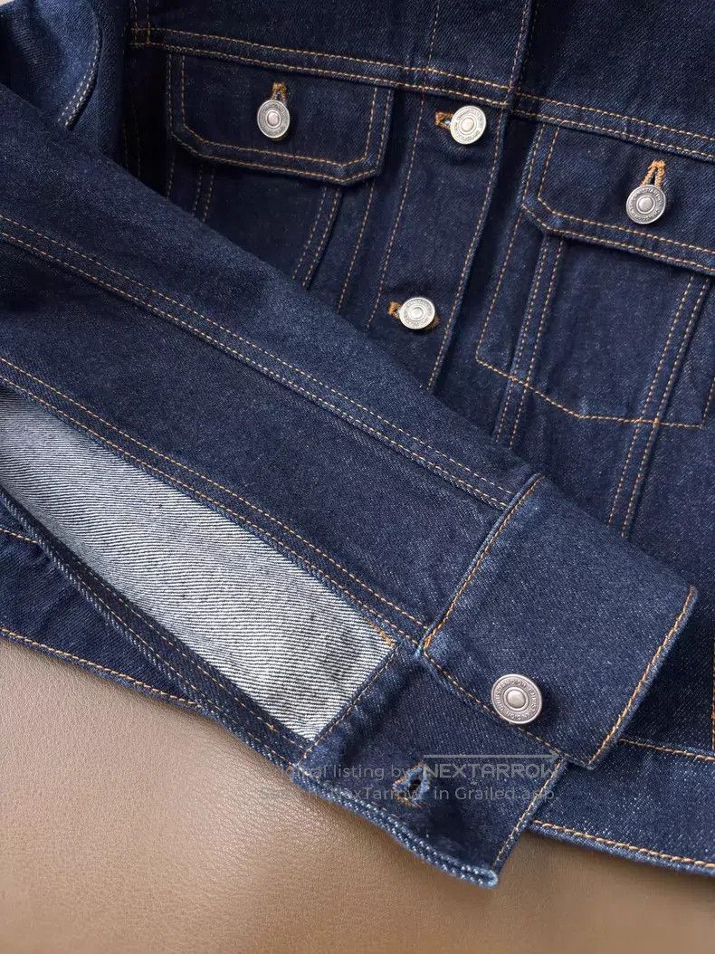 Dior Dior Dark blue two-pocket short denim jacket Size XS / US 0-2 / IT 36-38 - 4 Thumbnail