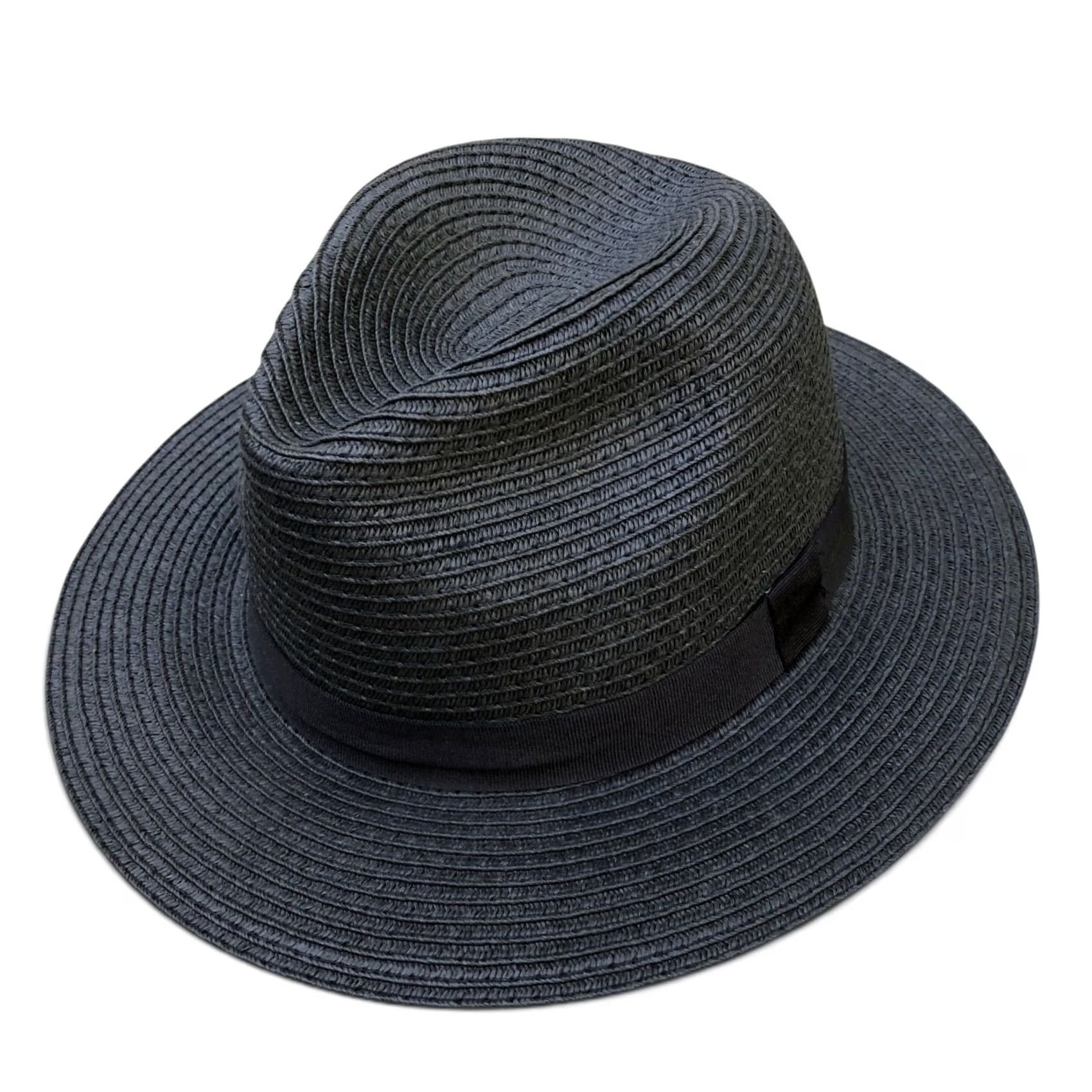 Vintage VINTAGE The Hatter Company Fedora Hat Women's Black One Size Cap Size ONE SIZE - 2 Thumbnail