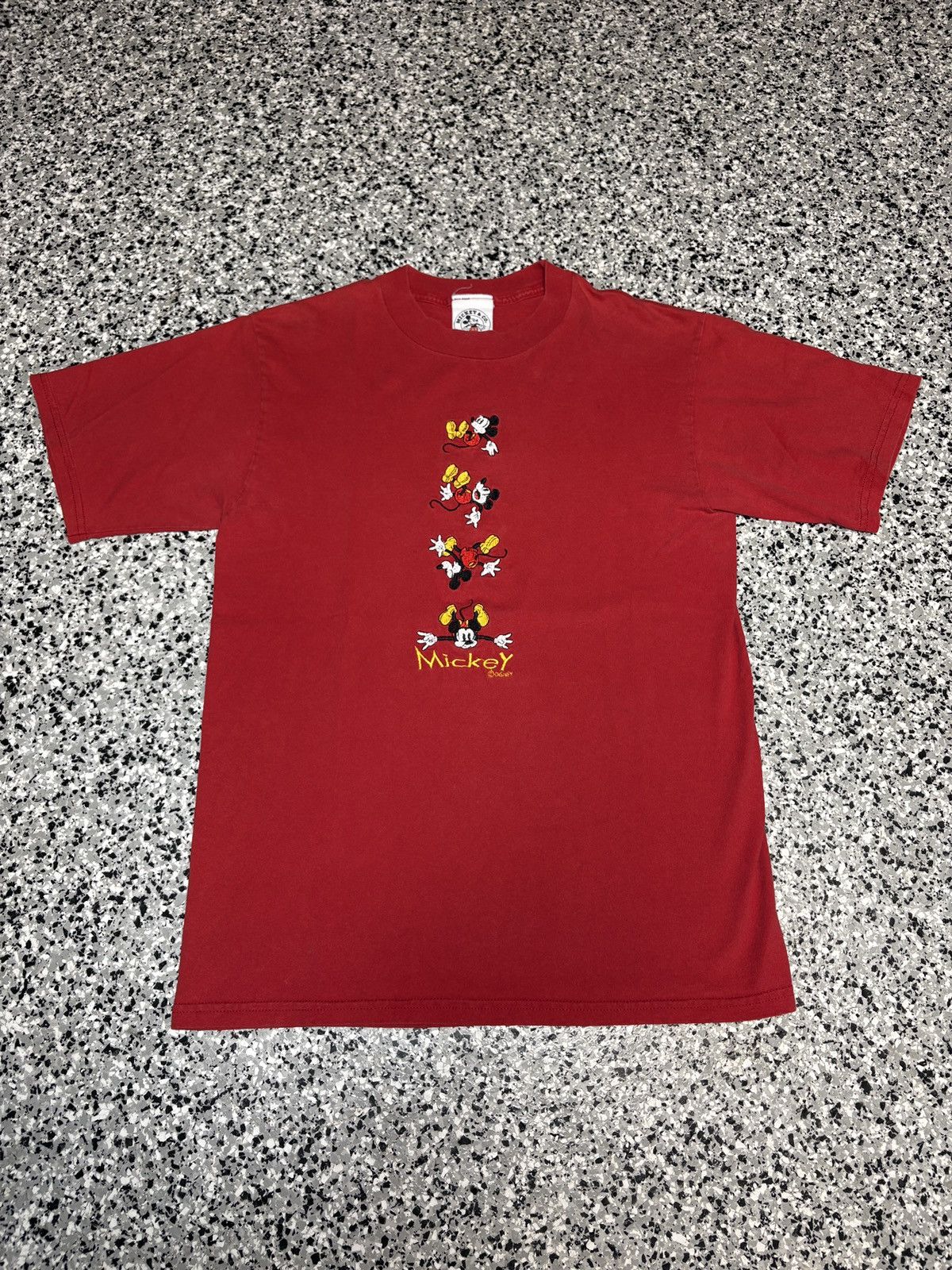 Disney Vintage 1990s Disney “Mickey Falling” T-Shirt Size M 0370 Size US XL / EU 56 / 4 - 1 Thumbnail