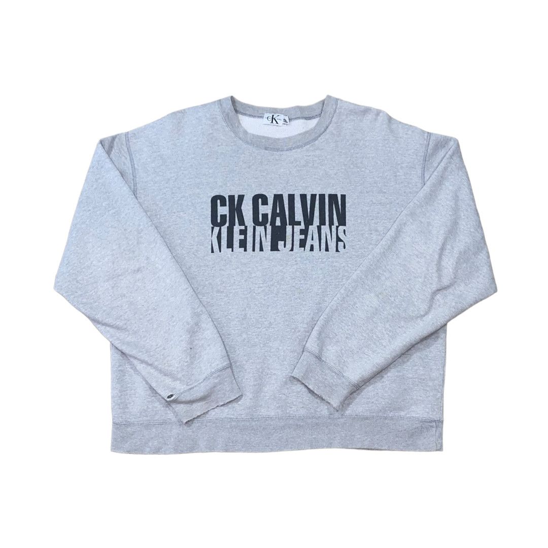 Calvin Klein CK Calvin Klein Jeans y2k Sweatshirt Size L / US 10 / IT 46 - 1 Thumbnail