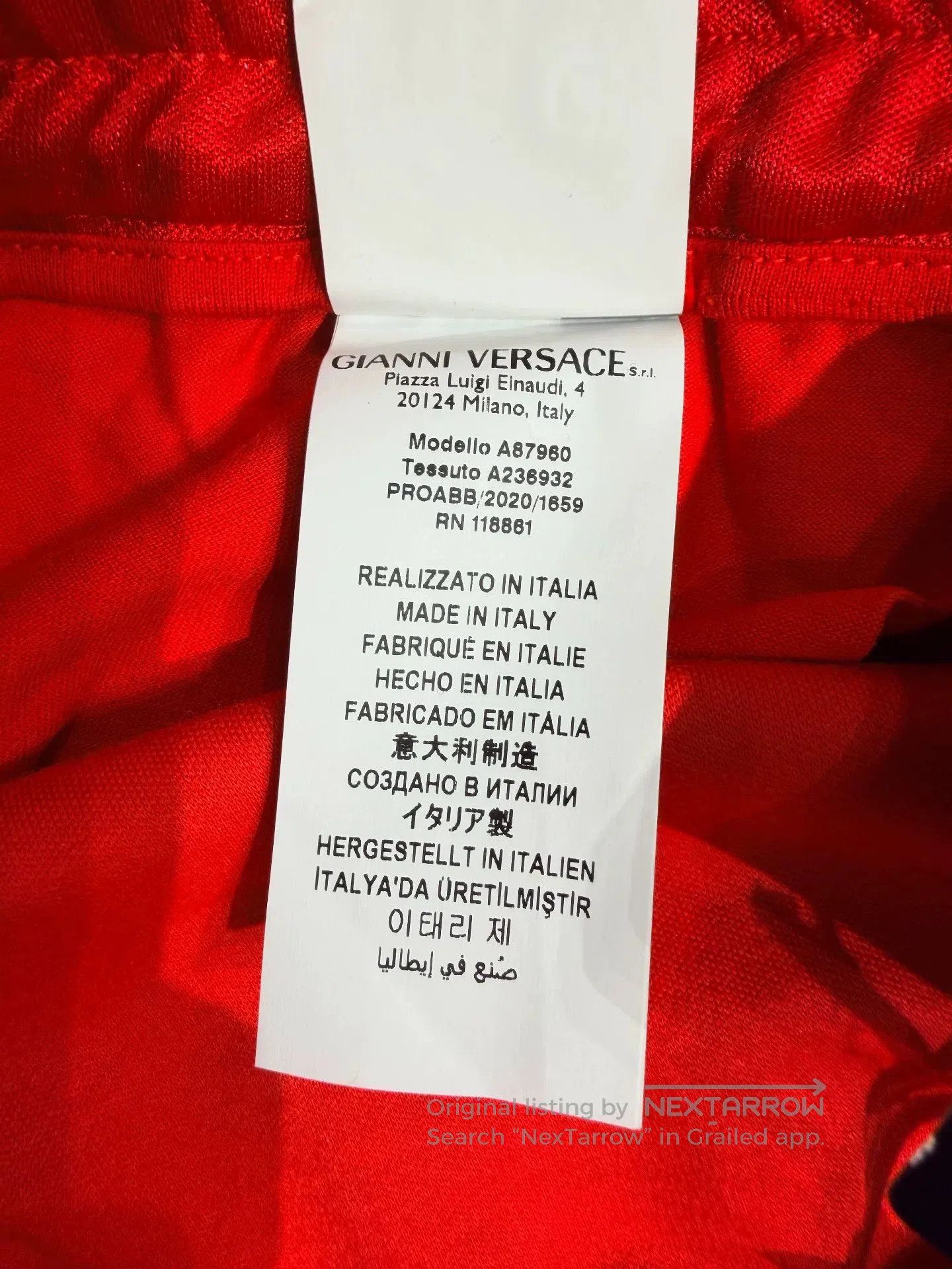 Versace VERSACE Red Casual Pants. Size US 26 / EU 42 - 4 Thumbnail
