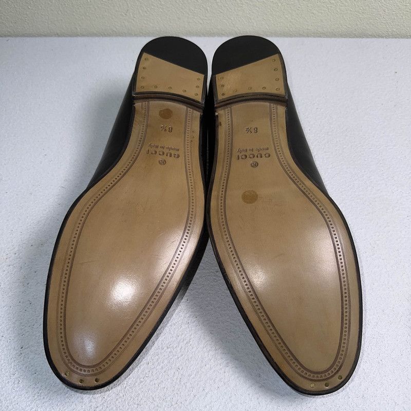 Gucci Gucci Leather Horsebit Loafers for Men - Size US 9 / EU 42 - 4 Thumbnail