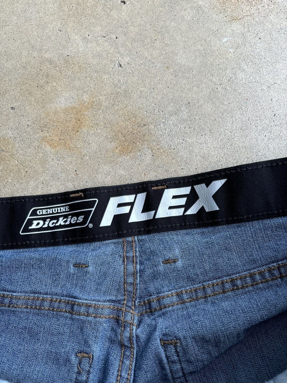 Dickies × Vintage Crazy Dickies Faded Wide Leg Over Knee Carpenter Jorts Size US 32 / EU 48 - 6 Thumbnail