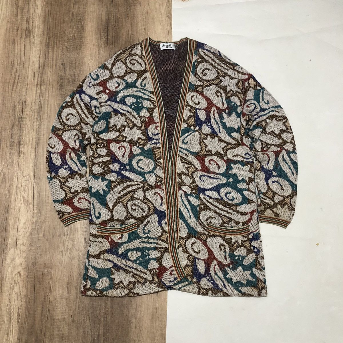 Missoni Missoni Long Cardigan Size L / US 10 / IT 46 - 1 Thumbnail