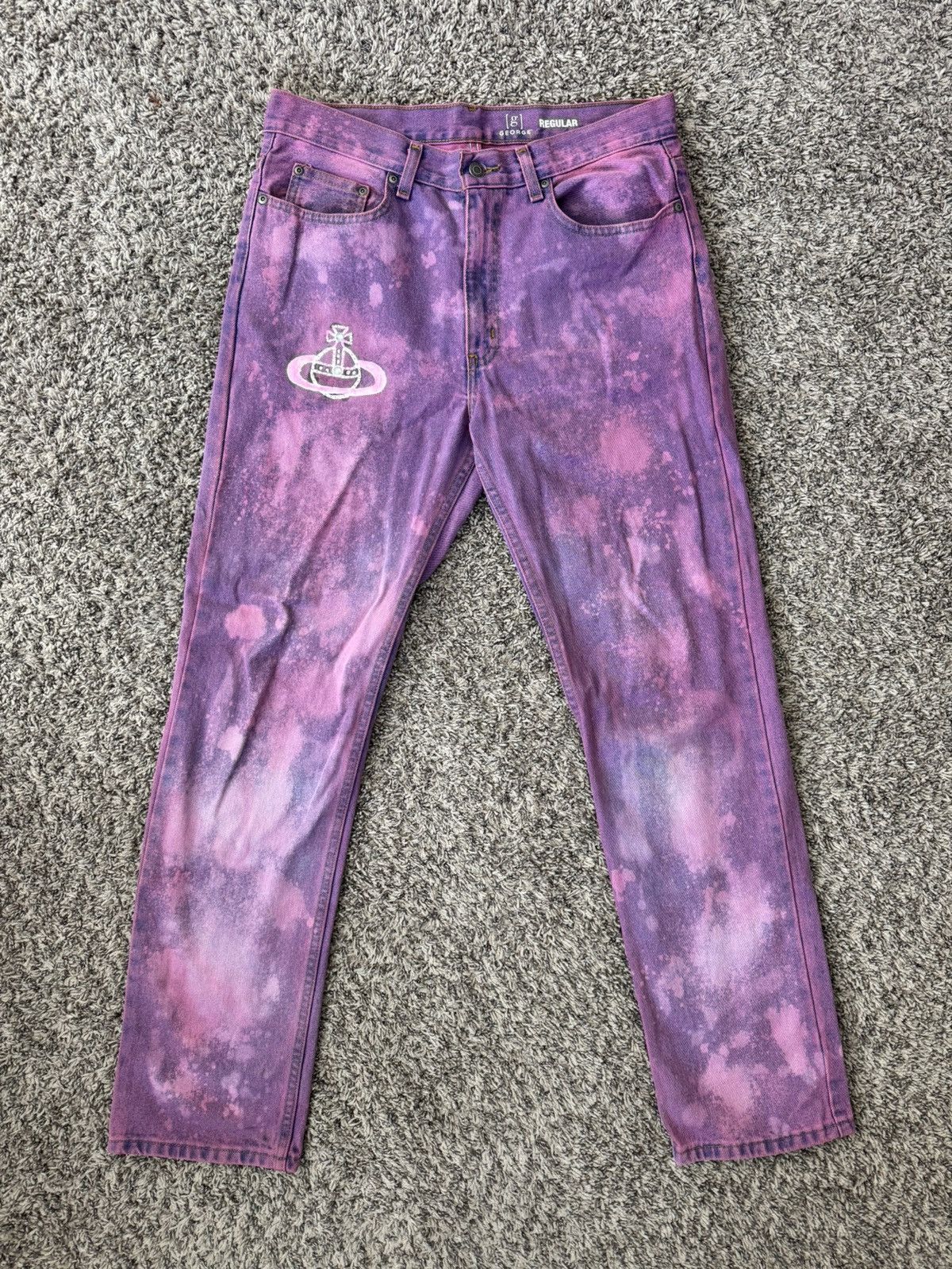 Custommade Custom Vivienne Westwood Tie Dyed Jeans Size 32" / US 10 / IT 46 - 1 Thumbnail