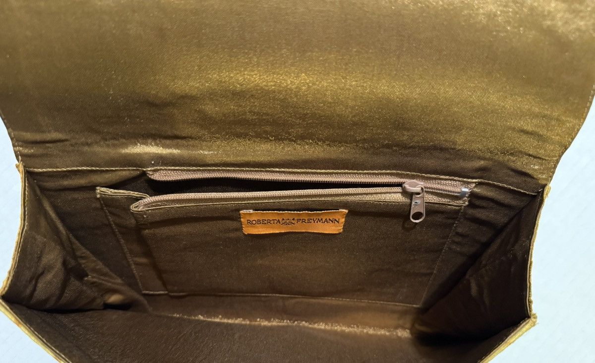 Other Roberta Freymann Gold Sequin Vintage Clutch Purse Handbag Size ONE SIZE - 7 Thumbnail