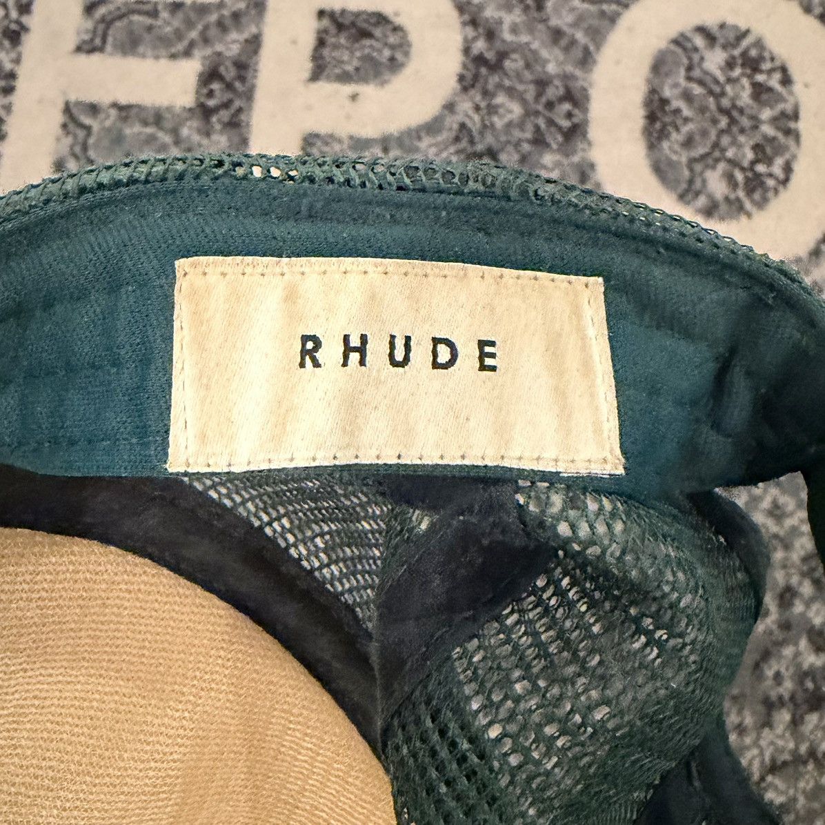 Rhude Rhude Rhonda Powered By Dreams Trucker Hat Size ONE SIZE - 3 Thumbnail