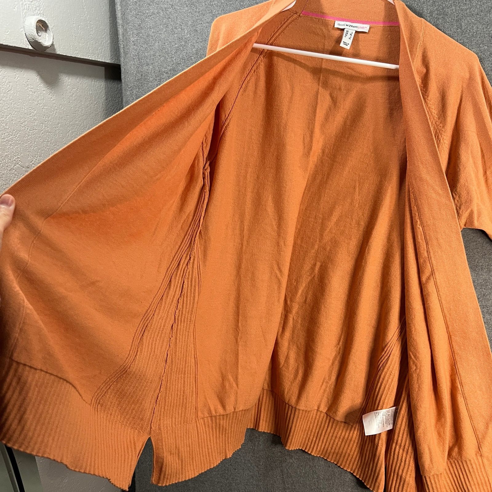 Isaac Mizrahi Isaac Mizrahi LIVE! Open Front Sweater Cardigan Size L / US 10 / IT 46 - 4 Thumbnail
