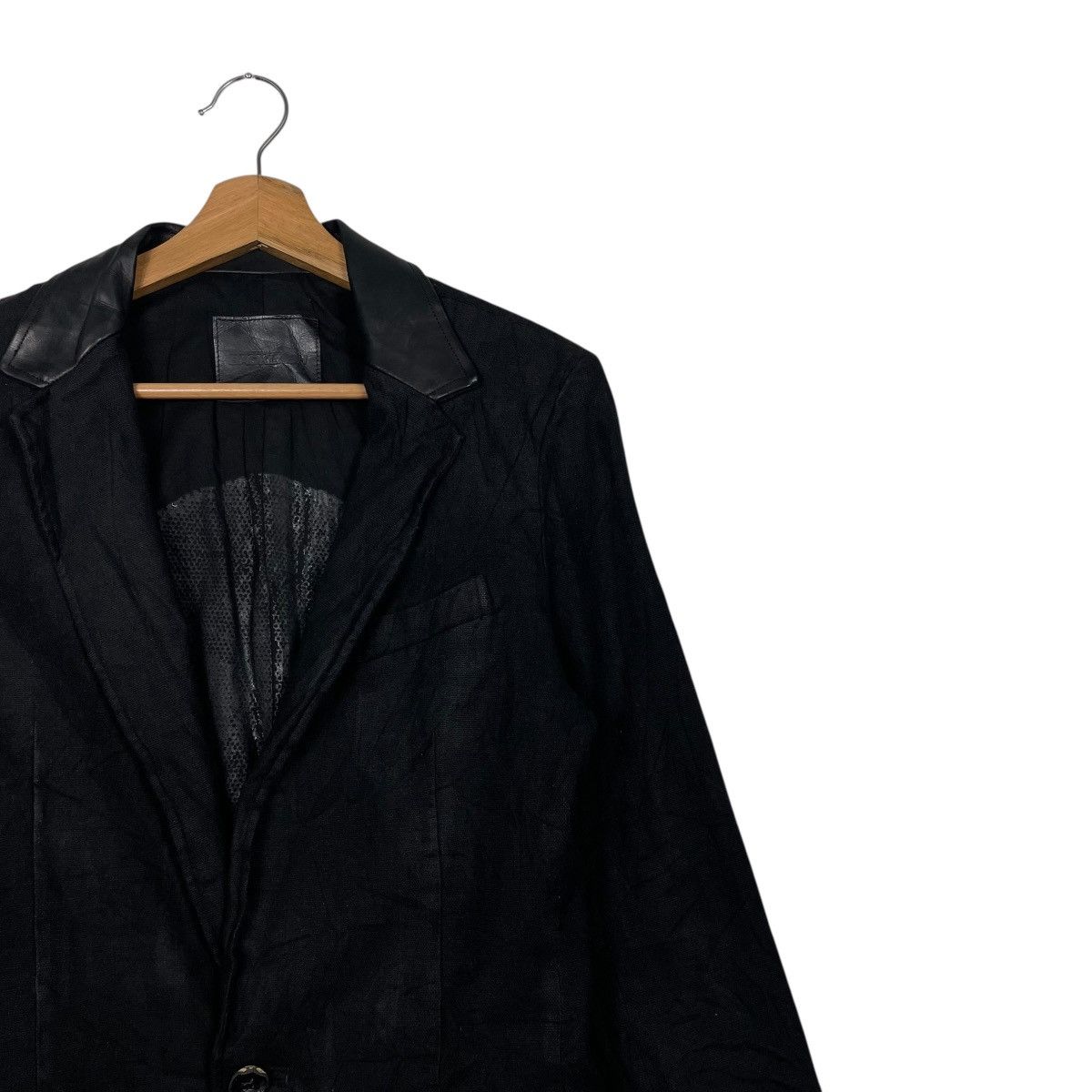 Isamu Katayama Backlash Isamu Katayama Backlash Linen Leather Jacket Size US S / EU 44-46 / 1 - 5 Thumbnail