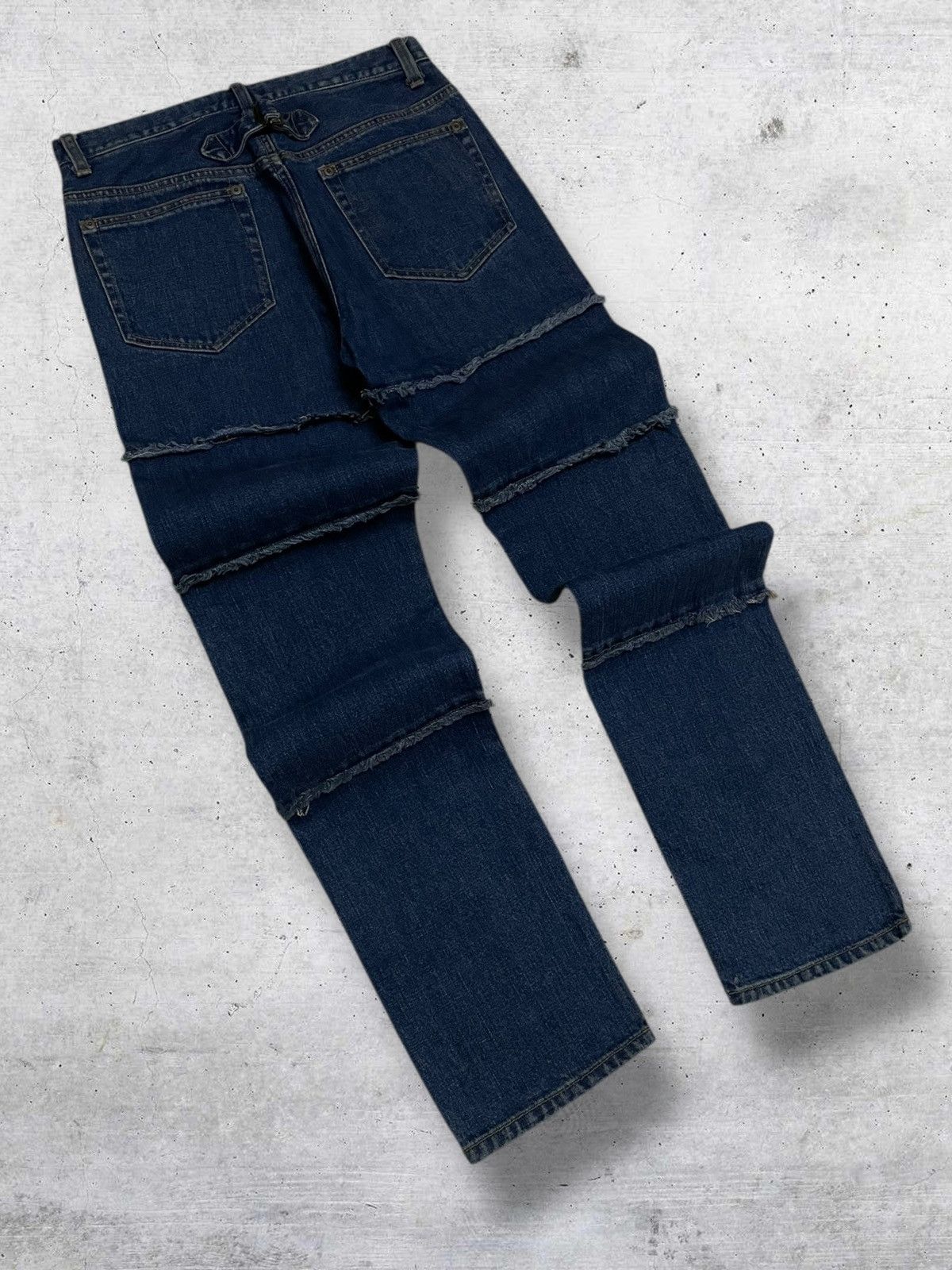 Yasuyuki Ishii VINTAGE YASUYUKI IISHI OG JAPAN DESIGNER ARCHIVE KINKY DENIM Size US 29 - 9 Thumbnail